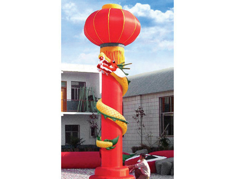 威海红灯笼柱